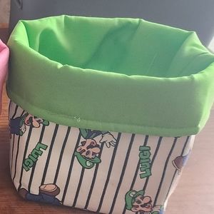 Fabric storage bin